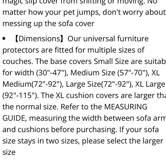 Classic White Sofa Protector - Picture 7 of 7